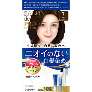 サロン ド プロ 無香料ヘアカラー 早染めクリーム(白髪用)  1個 【医薬部外品】