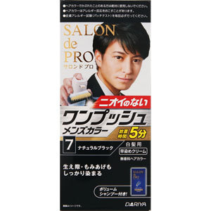 サロン ド プロ ワンプッシュメンズカラー（白髪用） 1個 【医薬