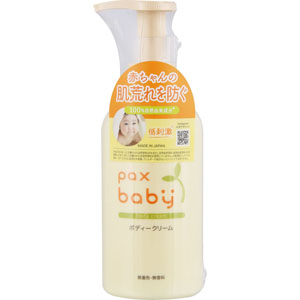 パックスベビー ボディークリーム ポンプタイプ 180g: ベビー