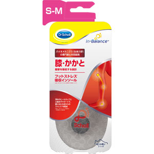 ドクター・ショール インバランスフットストレス吸収インソール 膝・かかと Ｓ－Ｍ 1足: ヘアケア・ボディケア Tomod's ONLINE SHOP