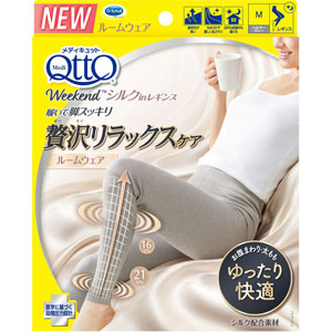 メディキュット ウィークエンド シルクインレギンス Mサイズ  1足