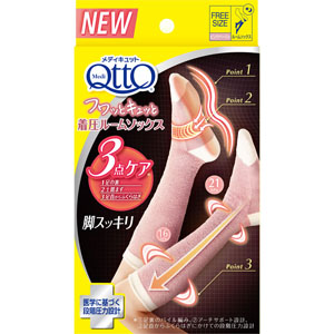 ドクター・ショール メディキュット フワッとキュッと 着圧ルームソックス フリーサイズ  1足