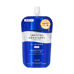 アクアレーベル 美白ケア トリートメントミルク　（ブライトニング）　しっとり　（つめかえ用） レフィル