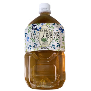 【12本ケース販売】すみわたる　ハーブ緑茶1000ml