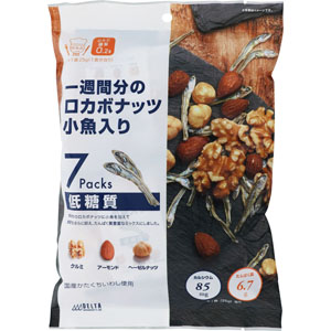 一週間分のロカボナッツ小魚入り  175g（25g×7袋）