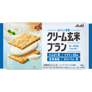 クリーム玄米ブラン ヨーグルト  6個セット (2枚×2個)×6  【栄養機能食品】