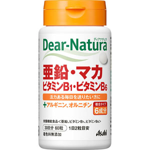 ディアナチュラ 亜鉛・マカ・ビタミンＢ１・ビタミンＢ６（３０日分）  200mg×60粒　 【栄養機能食品】