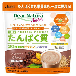 ディアナチュラアクティブ　ソイプロテイン　ココア味  360g