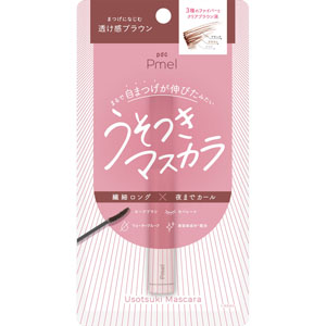 ピメル パーフェクトロング&カールマスカラ  1個 透け感ブラウン BR