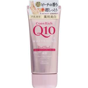 コエンリッチ 薬用ホワイトニング ハンドクリーム (もぎたてピーチ)  80g  【医薬部外品】