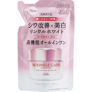 グレイス ワン リンクルケア ホワイト モイストリペア ジェルクリーム ＥＸ つめかえ  90g　 【医薬部外品】