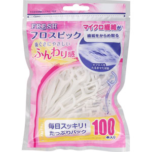 ＦＲＥＳＨ フロスピック  100本
