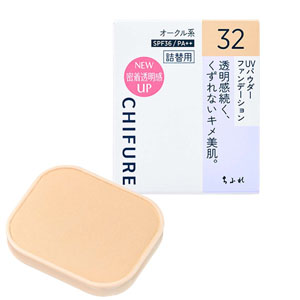 ちふれ　ＵＶパウダーファンデーション３２  14g