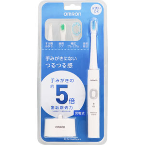 オムロン 音波式電動歯ブラシ ＨＴ－Ｂ３０４－Ｗ 1台