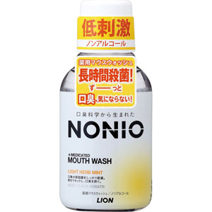 ＮＯＮＩＯマウスウォッシュ ノンアルコール ライトハーブミント 80mL