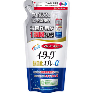 イータック抗菌化スプレーα アルコールタイプ 詰替え用  200mL