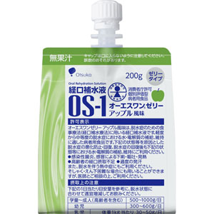 【６個セット】オーエスワンゼリー アップル風味  200g　 【病者用食品】