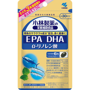小林製薬の栄養補助食品 ＥＰＡ ＤＨＡ α－リノレン酸  83.7g（465mg×180粒）