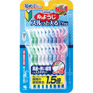 糸ようじスルッと入るタイプ Ｙ字型  18本