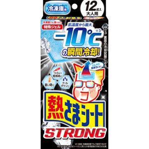 冷凍庫用 熱さまシートストロング 大人用  12枚（2枚×6包）