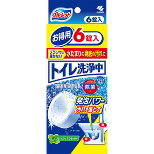 ブルーレット トイレ洗浄中 フレッシュミントの香り  6錠（150g）
