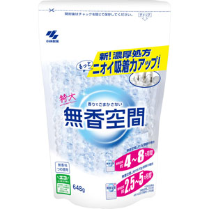 無香空間 特大 つめ替用 無香料  648g