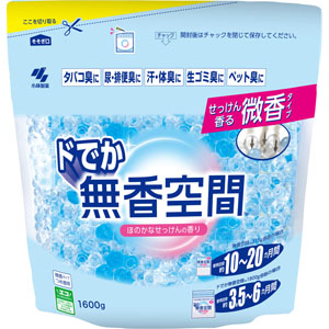 ドでか無香空間 ほのかなせっけん つめ替用  1600g