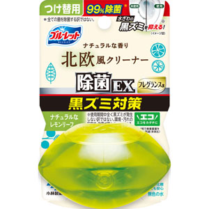液体ブルーレットおくだけ除菌EXフレグランス つけ替用 北欧レモンリーフ 67mL