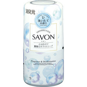 消臭元ＳＡＶＯＮ 心はなやぐ優雅なホワイトソープ  400mL