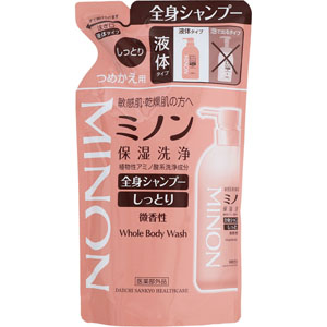 ミノン全身シャンプーしっとりタイプ つめかえ用 380mL 【医薬部外品】: ヘアケア・ボディケア Tomod's ONLINE SHOP