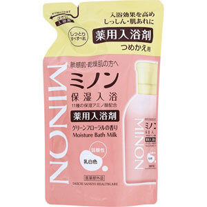 ミノン 薬用保湿入浴剤 詰替用  400mL(約10回分)  【医薬部外品】