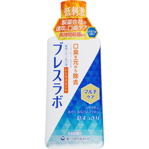 ブレスラボ マウスウォッシュ マルチケア シトラスミント  450mL 【医薬部外品】