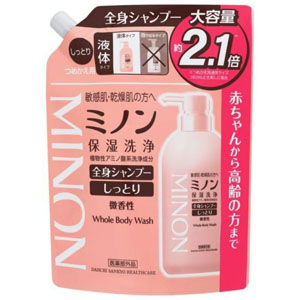 ミノン　全身シャンプーしっとりタイプ  詰替え用800mL　 【医薬部外品】