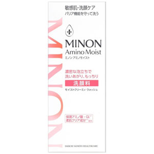 ミノン　アミノモイスト モイストクリーミィ ウォッシュ  100g
