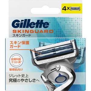 ジレット スキンガード フレックスボール マニュアル 替刃  4個