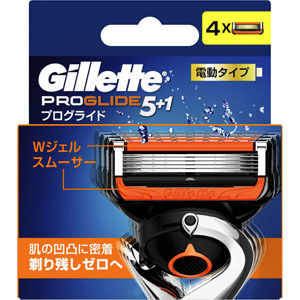 ジレット プログライド フレックスボール 電動 替刃  4個