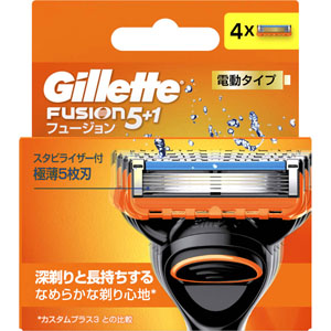 ジレット フュージョン 電動 替刃  4個