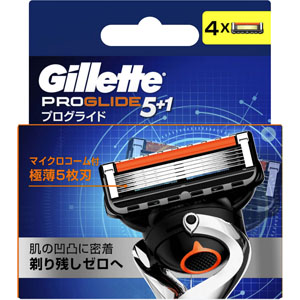 ジレット プログライド フレックスボール マニュアル 替刃  4個