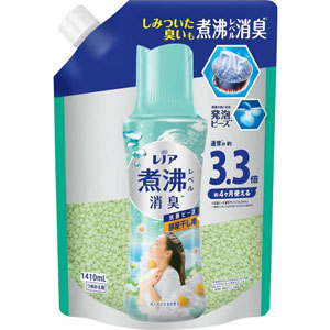 レノア煮沸レベル消臭抗菌ビーズ部屋干し 花とおひさまの香りつめかえ用超特大  1410mL