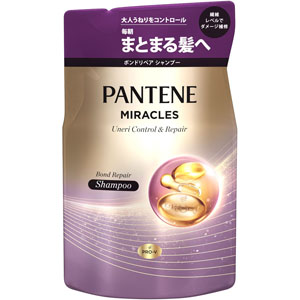 パンテーンミラクルズ うねりコントロール&リペア シャンプー つめかえ用  350g