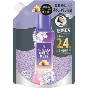 レノアアロマジュエル ホワイトムスクの香りつめかえ用特大サイズ  1040mL