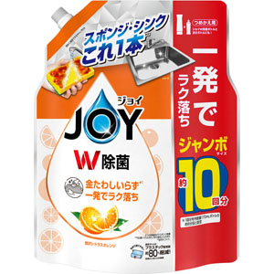 除菌ジョイコンパクト 贅沢シトラスオレンジの香り 詰替ジャンボサイズ  1300mL