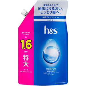 ｈ＆ｓ モイスチャー シャンプー つめかえ特大サイズ  500mL　 【医薬部外品】