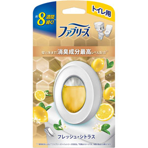 ファブリーズトイレ用消臭剤 プレミアムシリーズ消臭成分最高レベル フレッシュ・シトラス 6.3mL