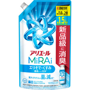 アリエールミライ 超濃縮 つめかえ特大サイズ 480g: 日用雑貨