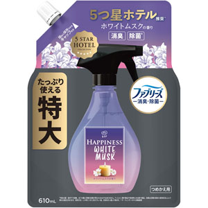 レノアハピネスミスト ホワイトムスクの香り つめかえ特大サイズ  610mL