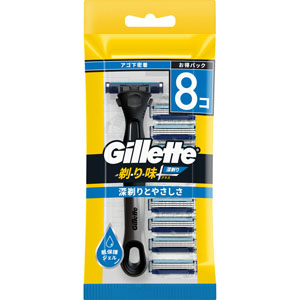 ジレット剃り味＋ プラス 深剃り ７Ｂホルダー付  1セット