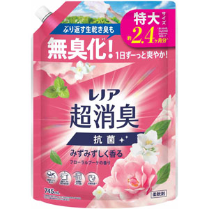 レノア超消臭みずみずしく香るフローラルブーケの香りつめかえ用特大サイズ  745mL