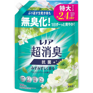 レノア超消臭みずみずしく香るフレッシュグリーンの香りつめかえ用特大サイズ  745mL