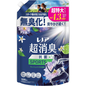 レノア超消臭ＳＰＯＲＴＳフレッシュシトラスの香りつめかえ用超特大サイズ  1335mL